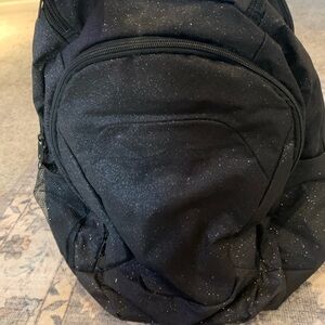 Durable Black Backpack with Multiple Compartments